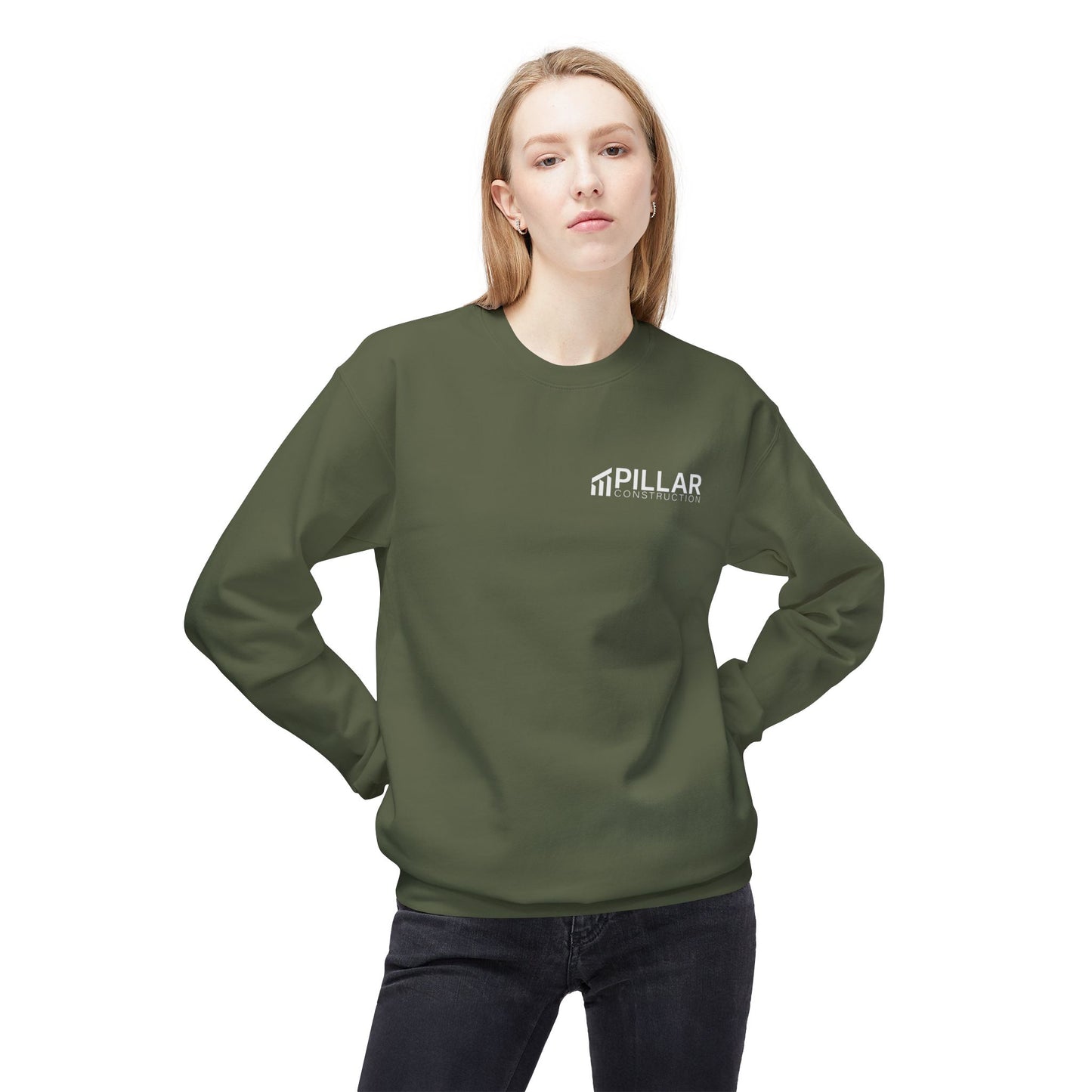 Gildan Midweight Crewneck - Custom Logo