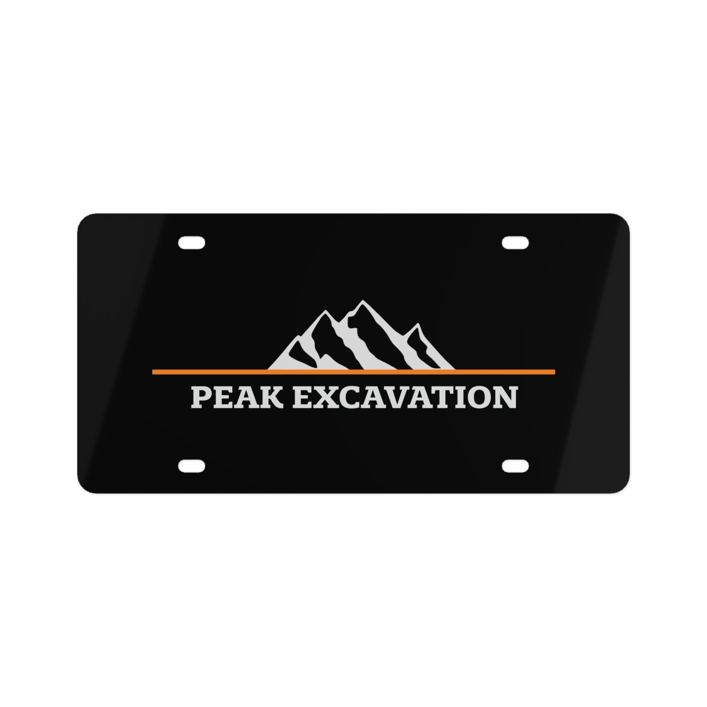 Printed License Plate - Custom Logo