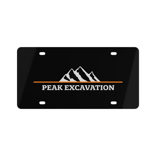 Printed License Plate - Custom Logo