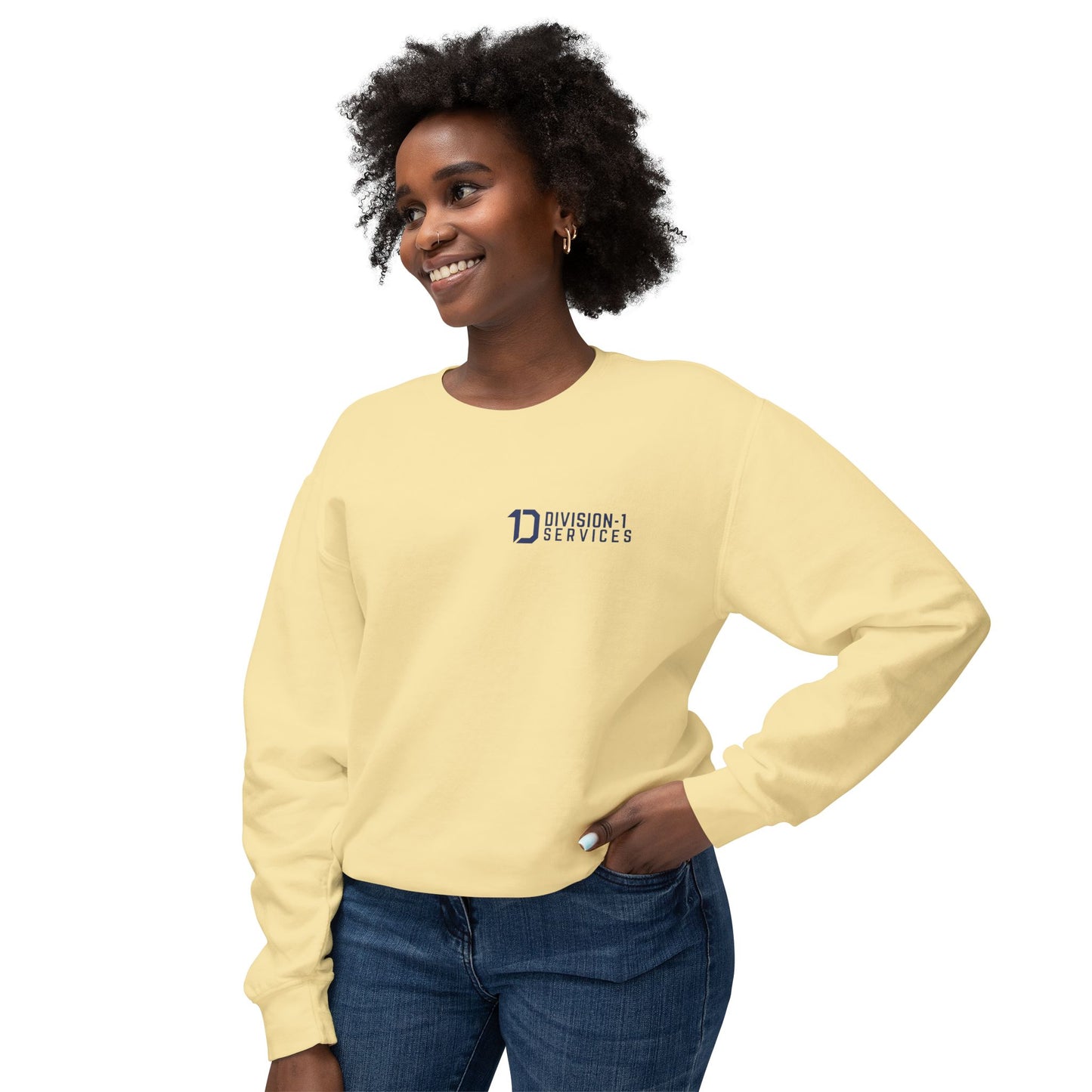 Comfort Colors Lightweight Crewneck - Custom Logo