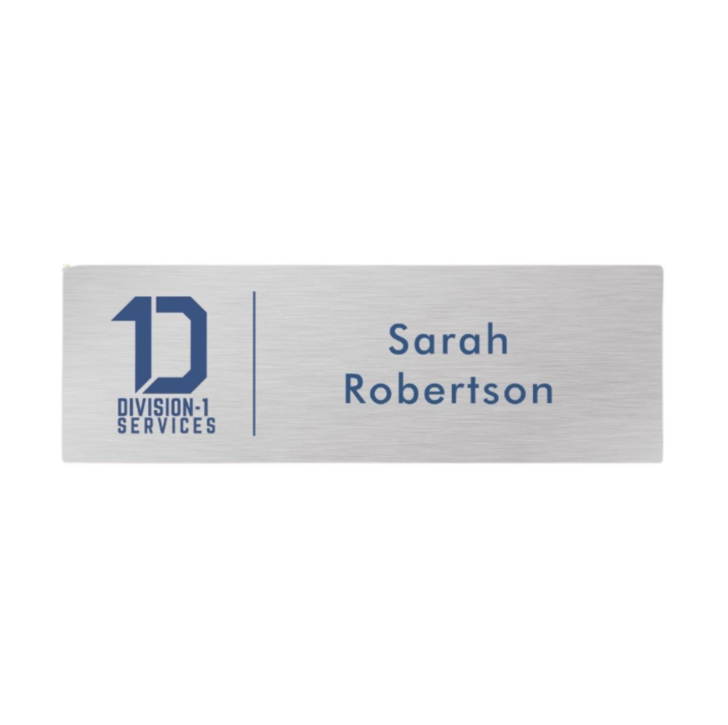Custom Employee Name Tag- Pin or Magnetic Backing