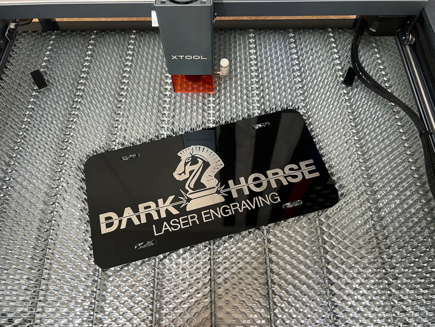 Engraved License Plate- Custom Logo
